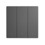 Sonoff Wi-Fi Smart Wall Switch SwitchMan M5 3 Gang (Neutral Wire), Dim Gray