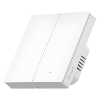 Sonoff Matter Over Wi-Fi Smart Wall Switch SwitchMan M5 2-Gang (Neutral Wire), White