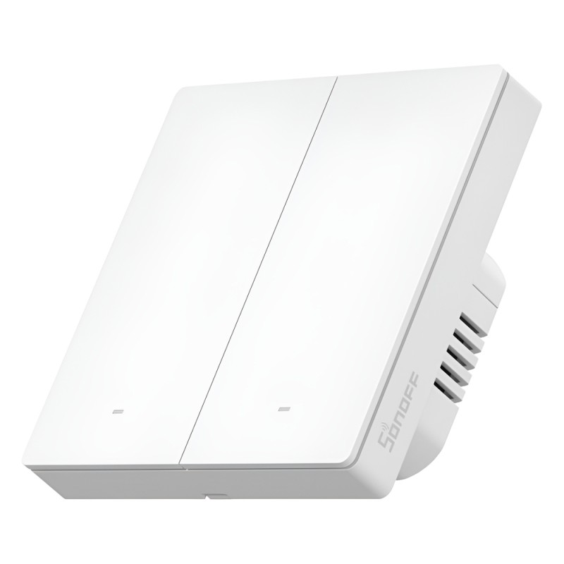 Sonoff Matter Over Wi-Fi Smart Wall Switch SwitchMan M5 2-Gang (Neutral Wire), White