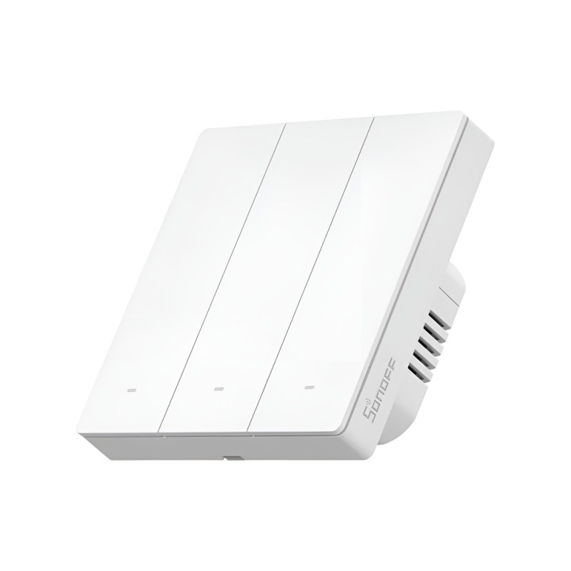 Sonoff Matter Over Wi-Fi Smart Wall Switch SwitchMan M5 3-Gang (Neutral Wire), White Sonoff Matter Over Wi-Fi Smart Wall Switch SwitchMan M5 3-Gang (Neutral Wire), White