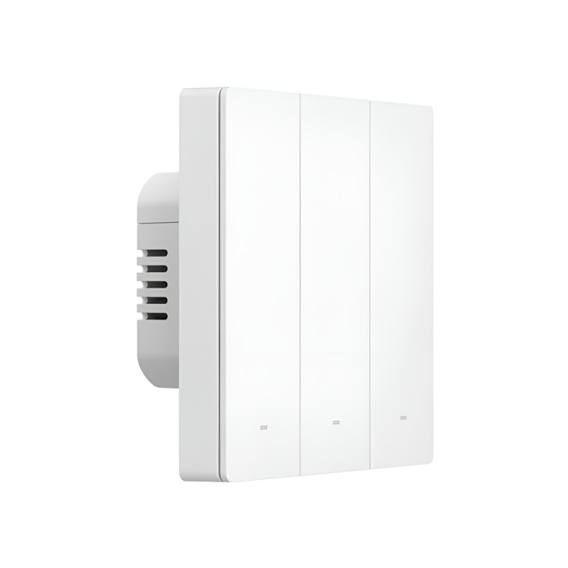 Sonoff Matter Over Wi-Fi Smart Wall Switch SwitchMan M5 3-Gang (Neutral Wire), White Sonoff Matter Over Wi-Fi Smart Wall Switch SwitchMan M5 3-Gang (Neutral Wire), White
