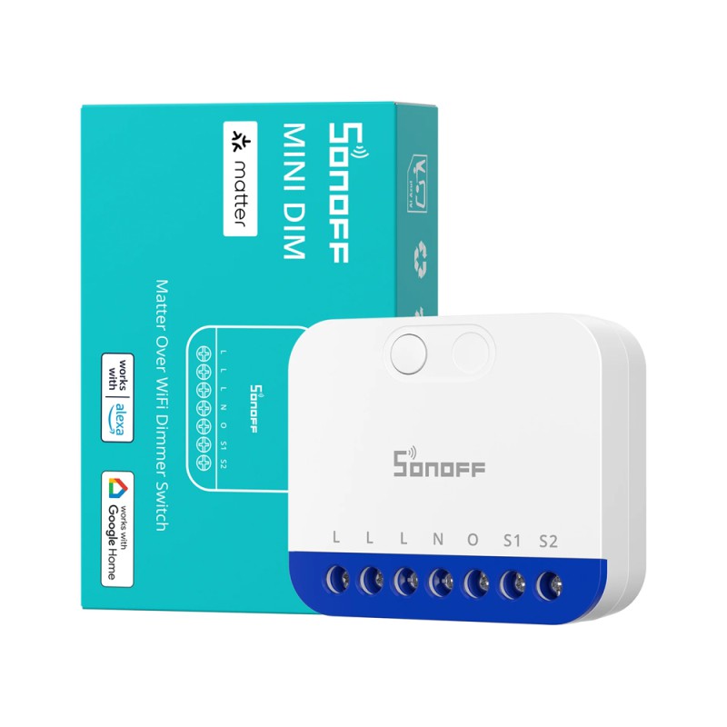 Sonoff Matter Over Wi-Fi Smart Dimmer Switch MINI Extreme MINI-DIM