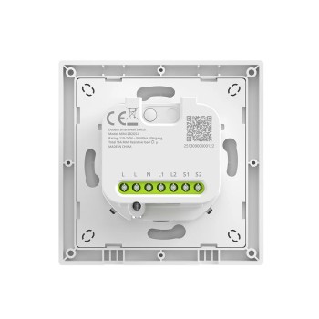 Sonoff Zigbee Smart Wall Switch MINI-ZB2GS-E Mini Duo 2-Gang (Neutral Required)