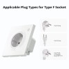 Sonoff Matter Over Wi-Fi Orb Wall Socket (WS01TPF-E), White