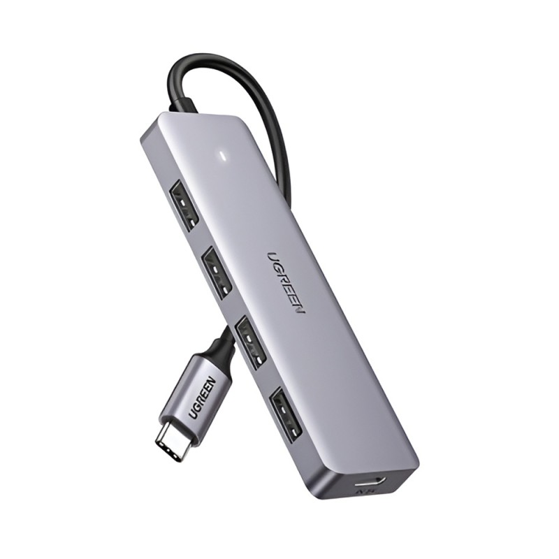 UGREEN HUB 4in1 Type-C 3.0 to 4*USB-A 3.0, up to 5Gpbs CM219, Grey UGREEN HUB 4in1 Type-C 3.0 to 4*USB-A 3.0, up to 5Gpbs CM219, Grey