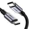 UGREEN Cable Type-C 2.0 to Type-C 2.0 5A 100W 1M Aluminum Braided US316, Black