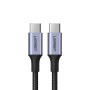 UGREEN Cable Type-C 2.0 to Type-C 2.0 5A 100W 1M Aluminum Braided US316, Black