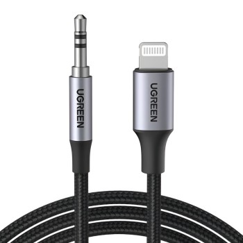 UGREEN Cable AUX Lightning to 3.5mm 1M MFI US315, Black