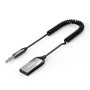 UGREEN Adapter Audio Receiver Car Bluetooth V5.0 USB-A and 3.5mm CM309, Black