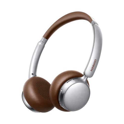 UGREEN Headphones Studio Plus Hybrid ANC | HP207, Silver-Brown