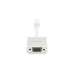 LMP Mini-DisplayPort to VGA adapter, Mini-DP to VGA monitor, White