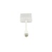 LMP Mini-DisplayPort to VGA adapter, Mini-DP to VGA monitor, White