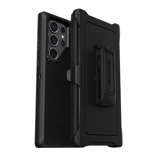 OtterBox Case for Samsung S23 Ultra Defender DROP+, Black