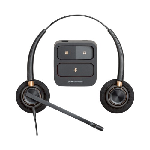 Poly EncorePro 520 Binaural Headset +QuickDisconnect (89434-02)