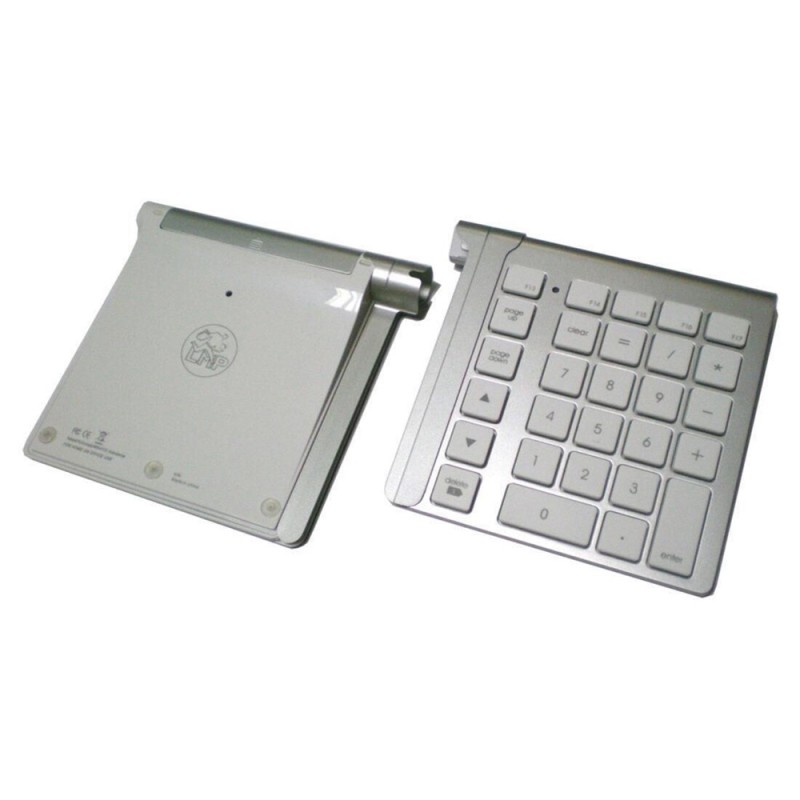LMP Bluetooth Keypad, 28 keys, standalone and connectable with Apple wireless keyboard, OS X
