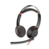 Poly Blackwire 5220 Stereo USB-C Headset +3.5mmPlug +USB-C/A Adapter (207586-201/207576-201)