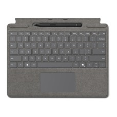 Microsoft Surface Pro 10/11 Keyboard inkl. Pen2 +Copilot Taste - Platin