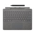 Microsoft Surface Pro 10/11 Keyboard inkl. Pen2 +Copilot Taste - Platin