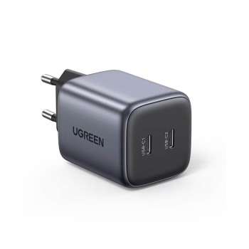 UGREEN Nexode GaN Charger 2*Type-C 45W CD294, Space Grey