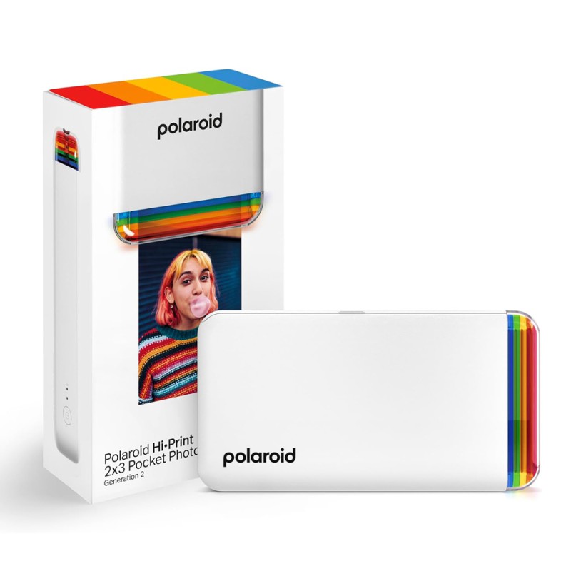 Polaroid Photo Printer Hi-Print 2x3 Gen 2, White