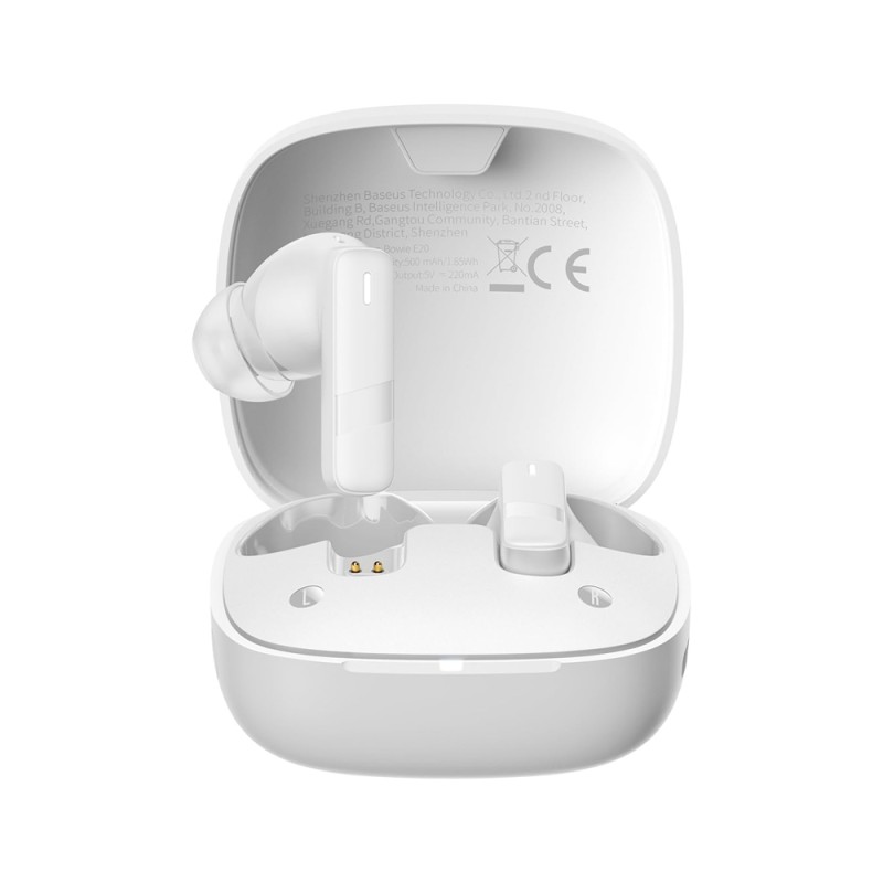 Baseus Bowie E20 True Wireless Earphones Cluster, White
