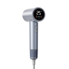 Infly Ionic Hair Dryer with Led display 1500W, 22m/s, 110 000 RPM, Blue/Grey