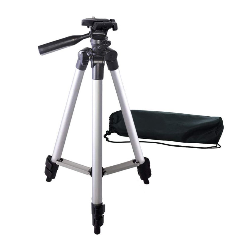 Tripod Photography Aluminum 106cm (Supports Digital Cameras), Black