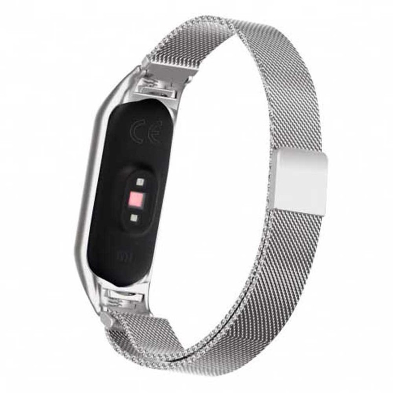 Strap Metal Mi Band 5 Silver