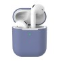 Helmet Case Silicone Airpods 2, Lavander Gray