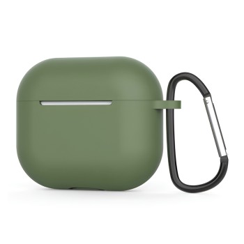 Helmet Case Silicone Airpods 3, Pine Green