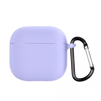 Helmet Case Silicone Airpods 4, Lilac