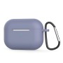 Helmet Case Silicone Airpods Pro, Lavander Gray