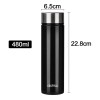Aichiw Thermos LED with infuse system AI-D86A 480 ML, Shiny Black