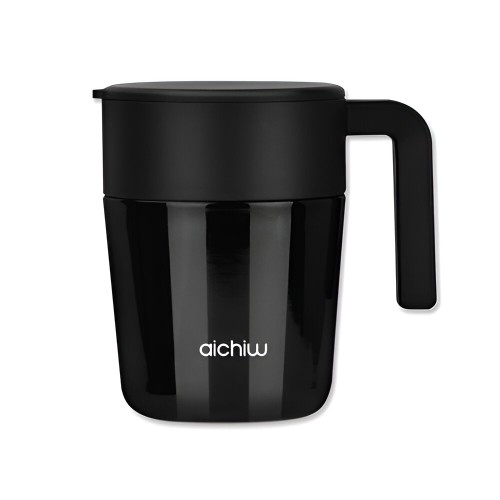 Aichiw Thermos Mug AI-DS03 400 ML, Shiny Black