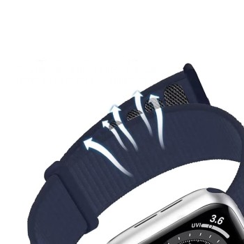 Apple Watch Nylon Loop Strap 38/40/41mm Dark Blue