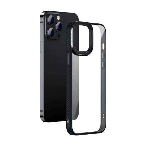 Baseus Case Crystal Phone iPhone 13 Pro Max, Black