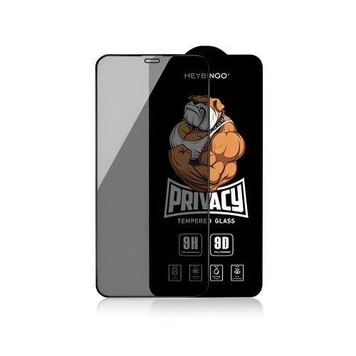 Bingo Privacy Diamond Glass HD+ Full Glue iPhone 13 Pro Max, Black