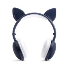 Keeka On-Ear Headphones with MIC Bluetooth BK1, Dark Blue