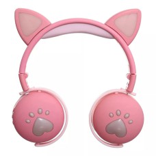 Keeka On-Ear Headphones with MIC Bluetooth BK1, Pink