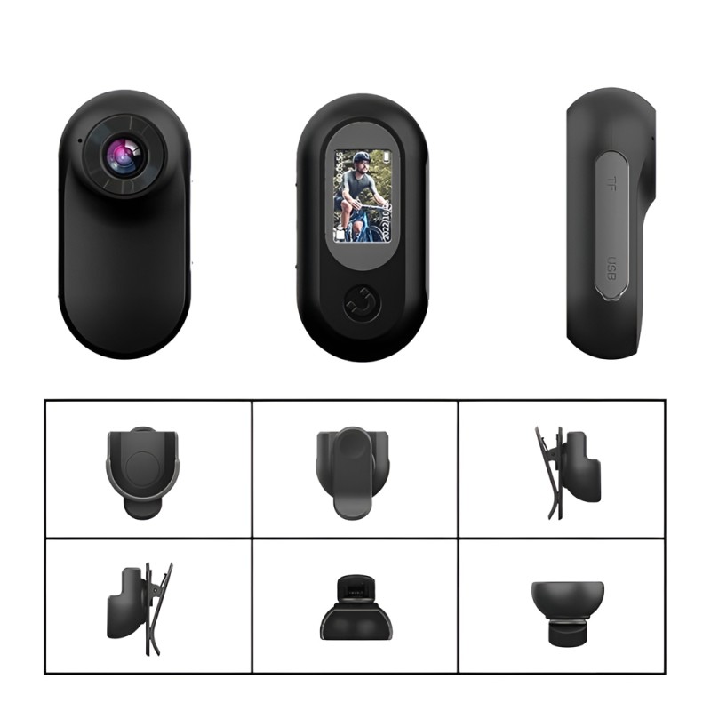 Mini Action Camera BM-CS02 Lens 1080P, Black