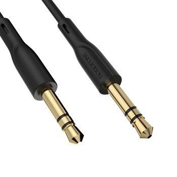 Borofone Cable Audio 3.5 to 3.5 BL1 Audiolink, TPE (L=1M), Black