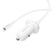 Borofone Car Charger Type-C PD3.0 18W (Cable Type-C to Lightning) BZ12B Lasting, White
