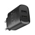 Borofone Wall Charger with Сable USB to Type-C 2xUSB 2.1A BN2 (EU), Black