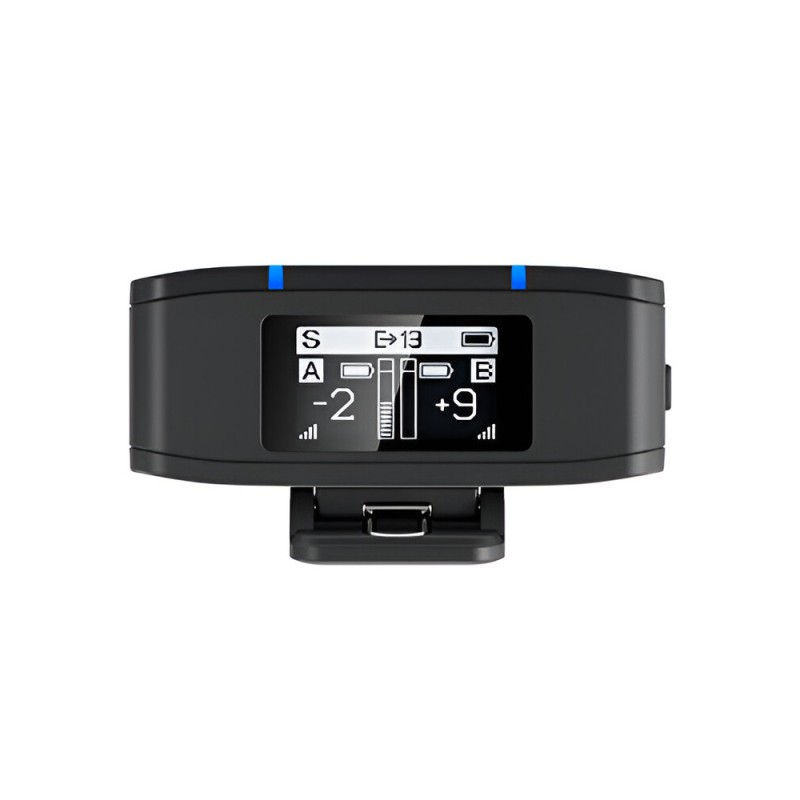 Boya Wireless Microphone 3-in-1 with Onboard Recording (BOYAMIC), 3 Audio Adapter, Lavaier Included, Black