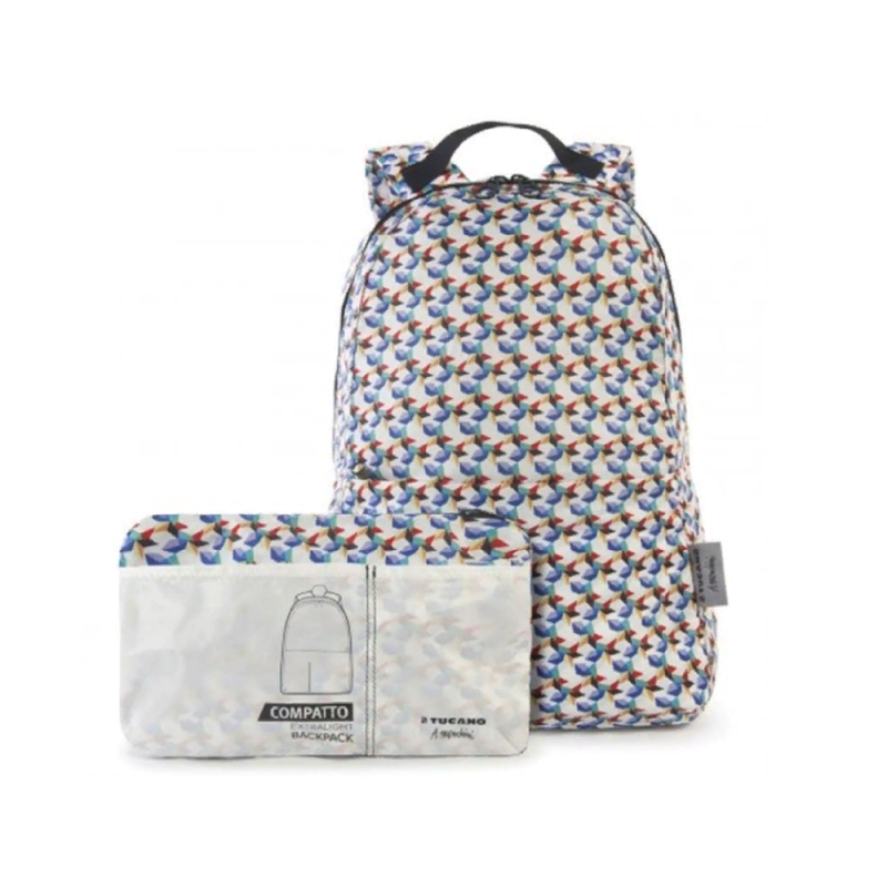Tucano Travel Backpack Packable Compatto Mendini, Collorful