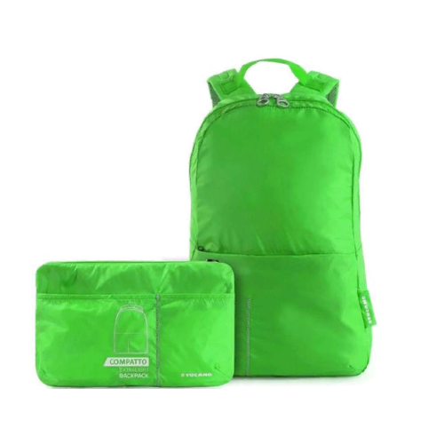 Tucano Travel Backpack Packable Compatto Mendini, Acid Green