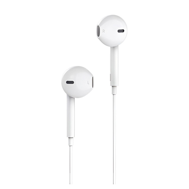 Borofone Half In-Ear Earphones with Mic Type-C BM27, White