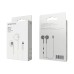 Borofone Earphones Lightning with Mic Original Series BM32, White