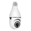 Bulb E27 Wi-Fi Smart Camera 2MP 1080P App Tuya, White
