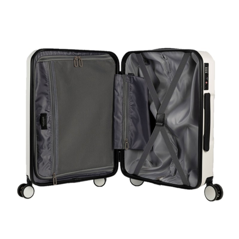 Tucano Travel Trolley Iron Rigid S (40L), White